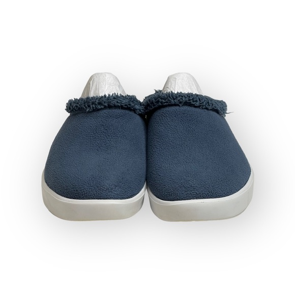 OOFos 𖦹 OOcoozie Vegan Sherpa Fur Lined Slipper Mule 𖦹 Moroccan Blue 𖦹 12.5 - Picture 9 of 16